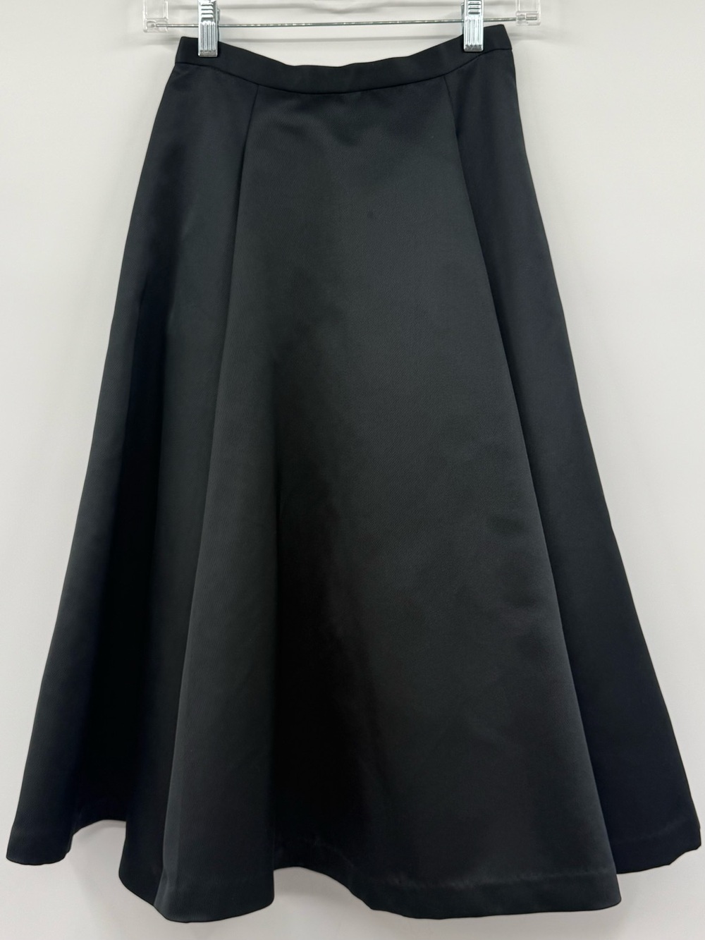 Tracy Reese Black Label Full A-Line Midi Skirt Lined Layered Formal Cocktail